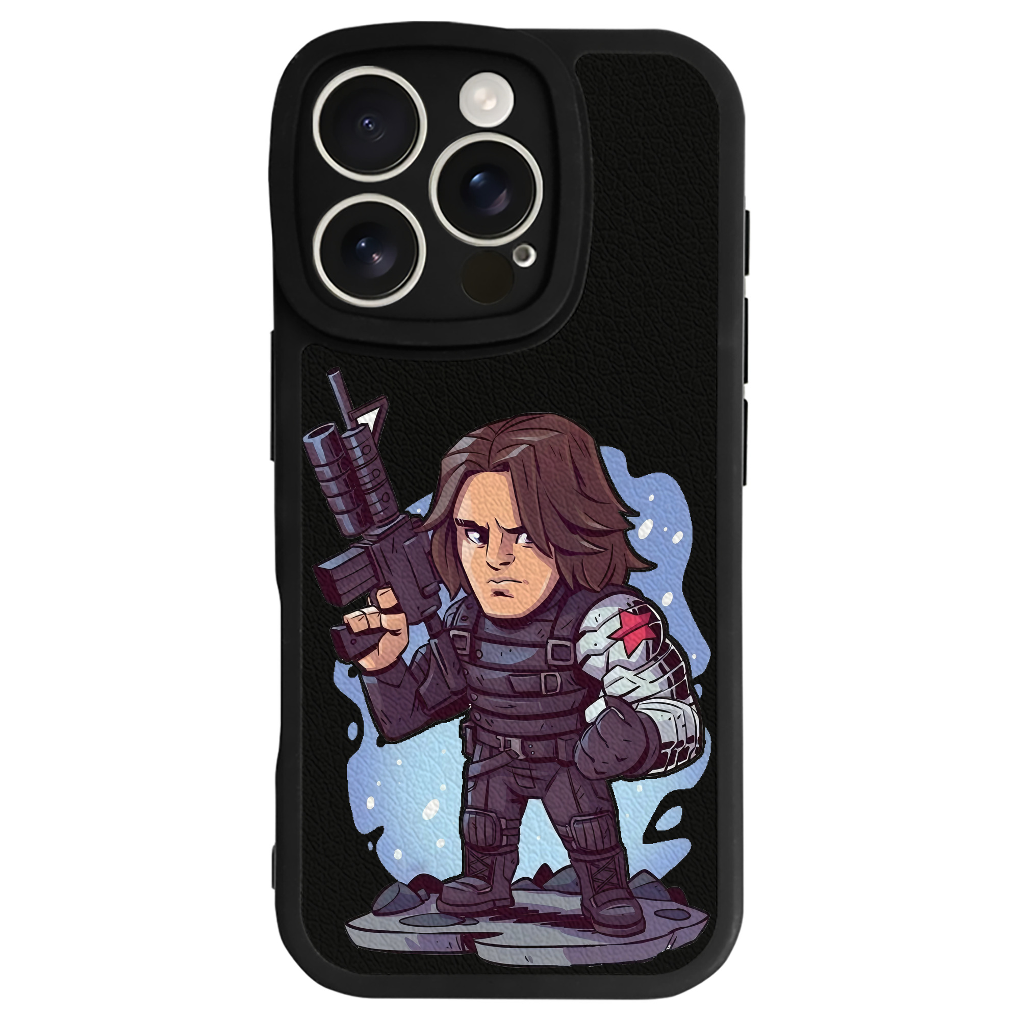 （画像用） アベンジャーズ The Avengers 【iPhone 16シリーズ対応】シリコンスマホケース（レザー調） 材質：シリコン